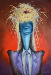 Portré 20, 1997, olaj, vászon, 70 x 100 cm