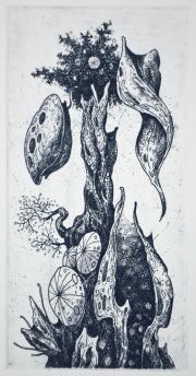 Héliosz fái 2., 2022, 6x12 cm