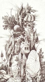 Kristályerdő háza, 2016, 13 x 23 cm