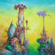 Smaragdvölgy, 2013, olaj, farost, 60 x 60 cm