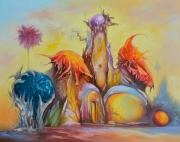 Helioland házai 11, 2016, olaj, farost, 60x48 cm