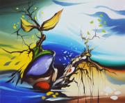 Lagúna 4, 2003, olaj, farost, 60 x 50 cm