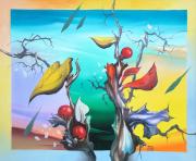 Tengeri fa 3, 2006, olaj, farost, 60 x 50 cm