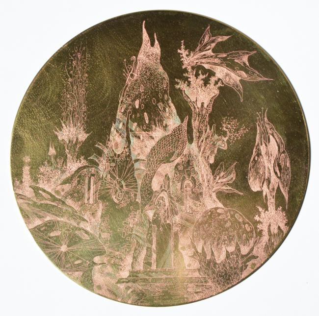 Az elkészült lemez a kimaratott grafikával