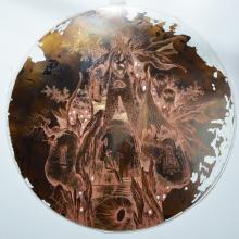 Rézkarc kör lemezen