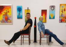 P Kovács Péter szobrászművésszel