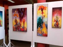 Kiállítás a Wigner Középiskola könyvtárában